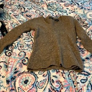 Brown wool shirt